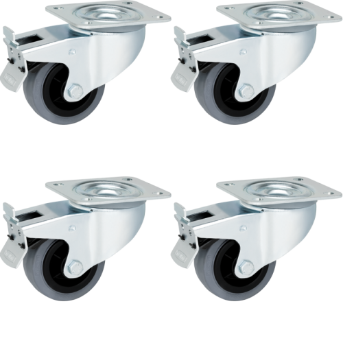 4-er Set Strandkorbrollen