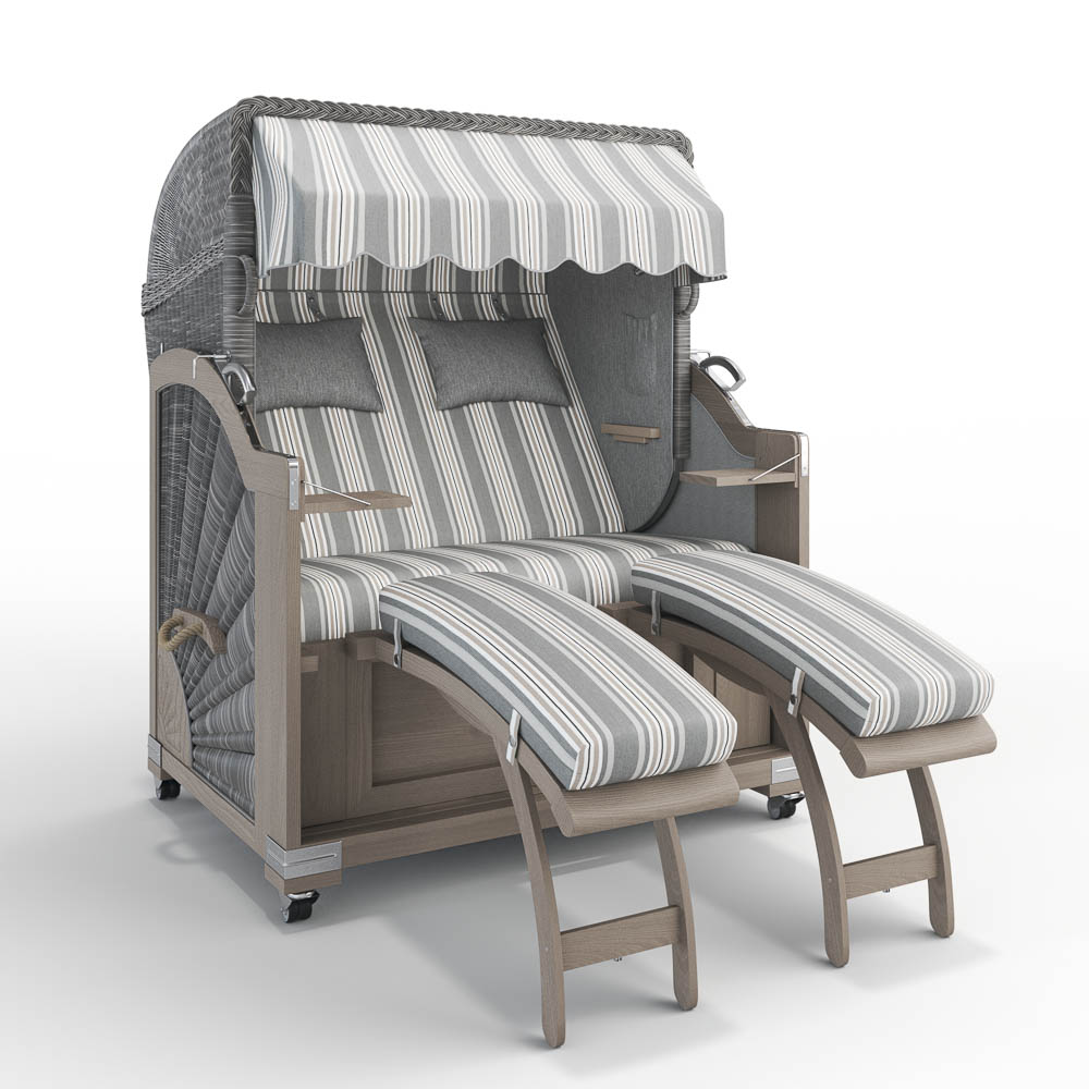 Strandkorb Keitum - Teak Vintage