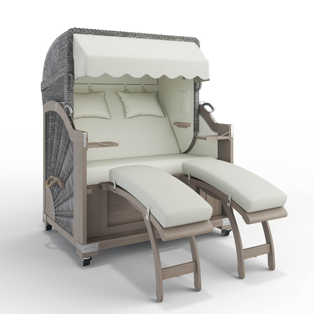 Strandkorb Keitum - Teak Vintage