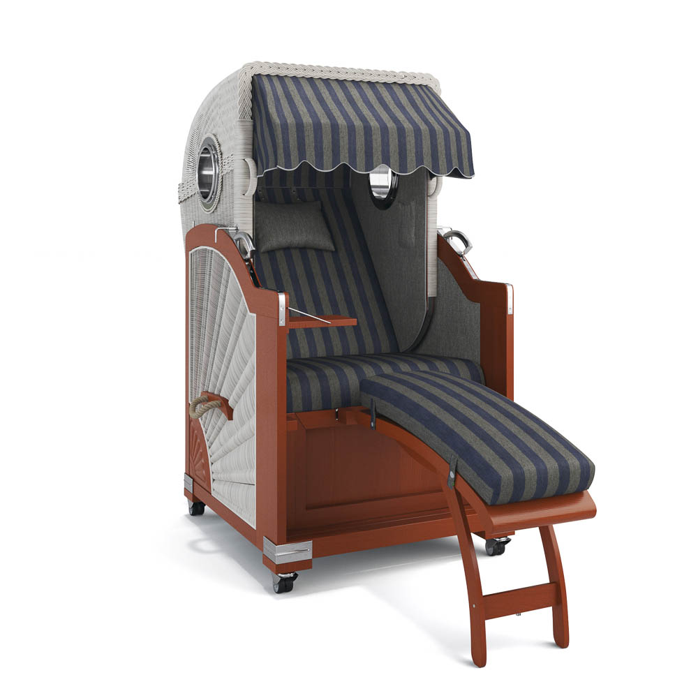 Strandkorb List - Mahagoni