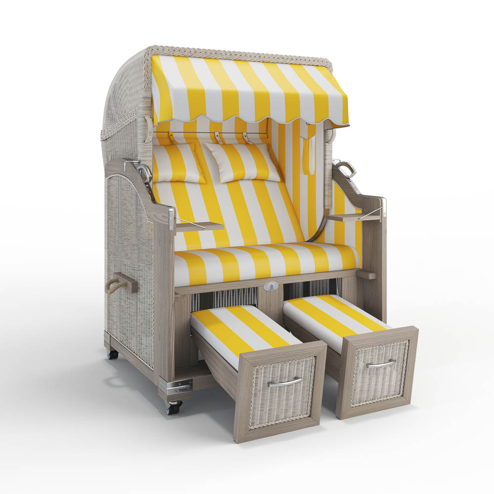 Strandkorb Landhaus Sylt - Teak Vintage