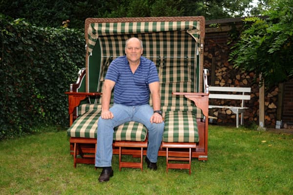 Martin Jol im Strandkorb