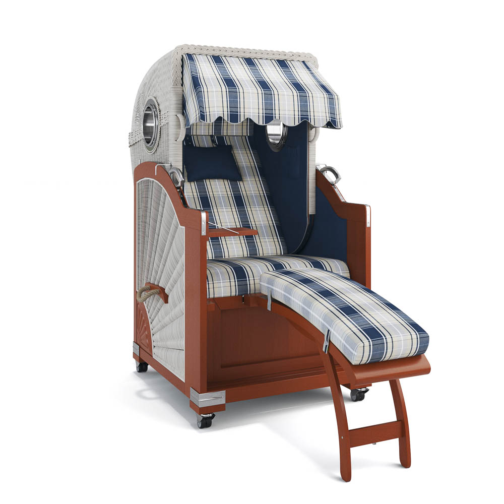 Strandkorb List - Mahagoni