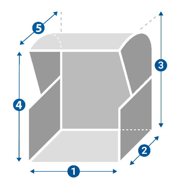 TeakSafe Abdeckhaube - Maßanfertigung Strandkorb Ostsee-Form