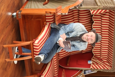 Carsten Pape im Strandkorb