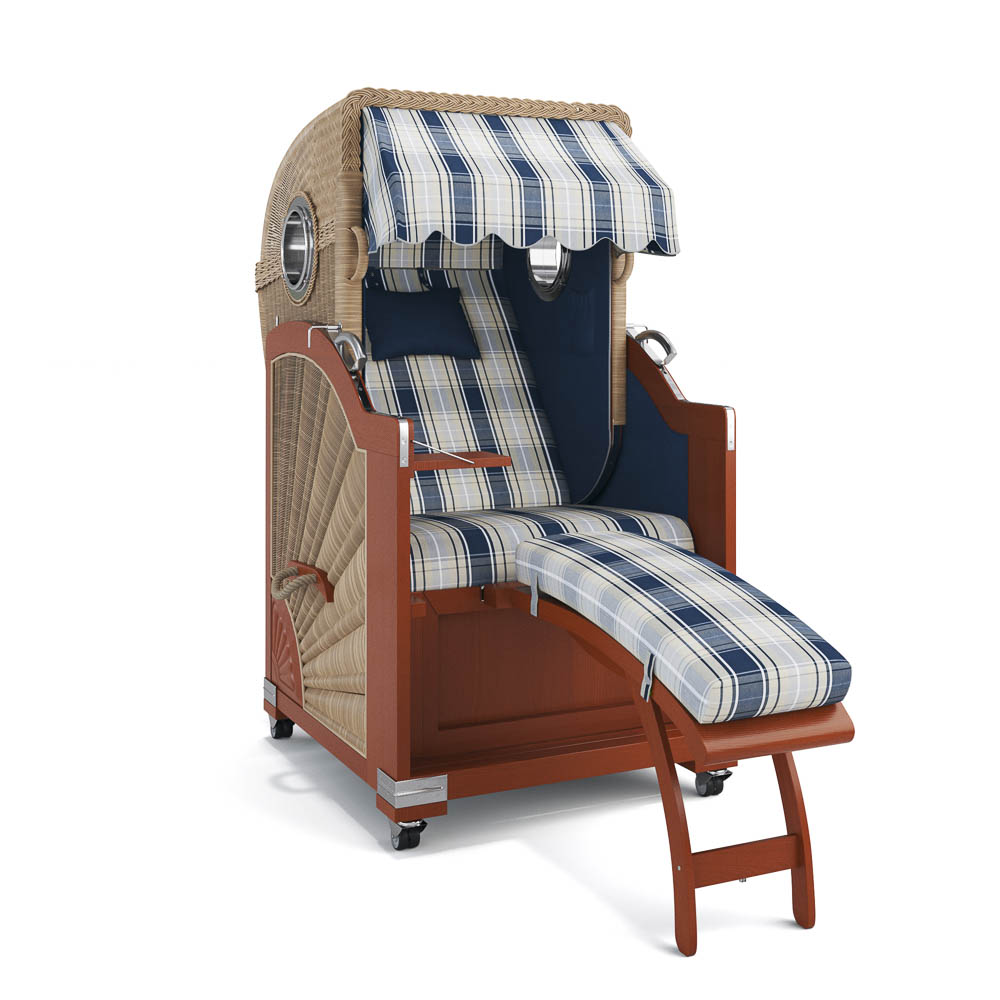 Strandkorb List - Mahagoni