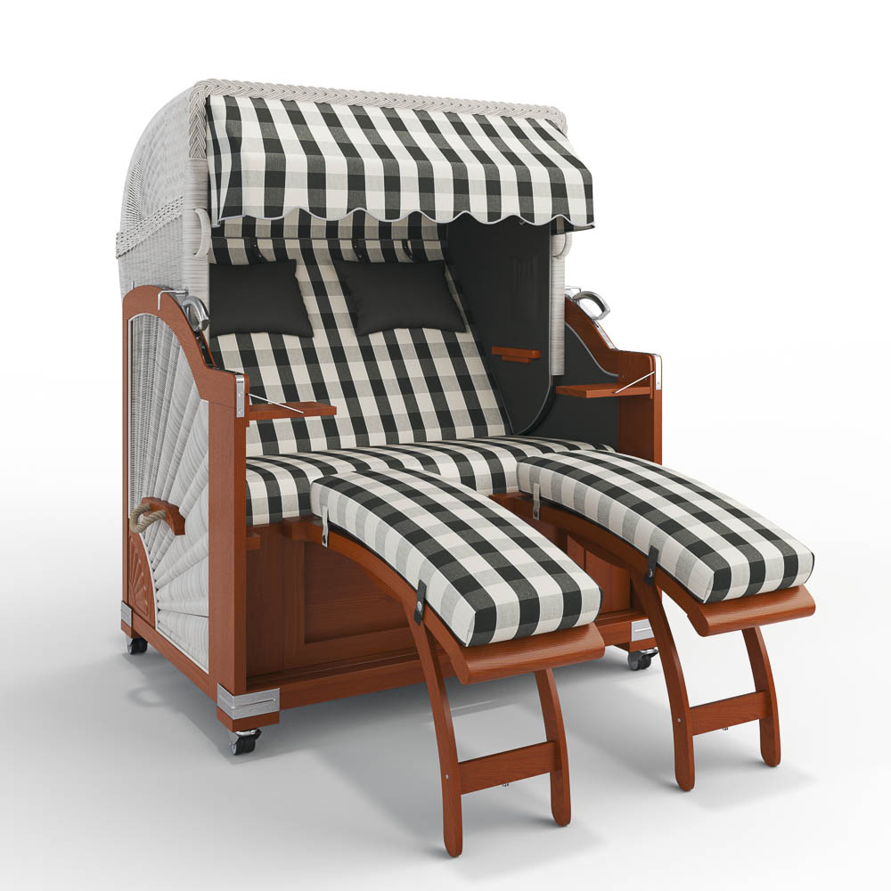 Strandkorb Keitum - Mahagoni