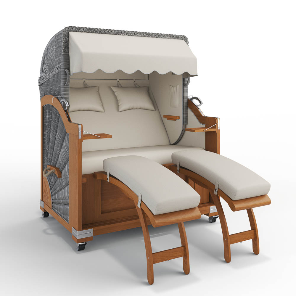 Strandkorb Keitum - Teak