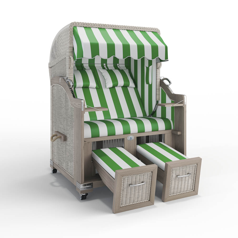 Strandkorb Landhaus Sylt - Teak Vintage