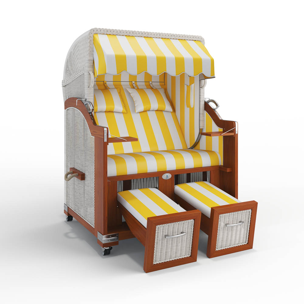 Strandkorb Hörnum - Mahagoni