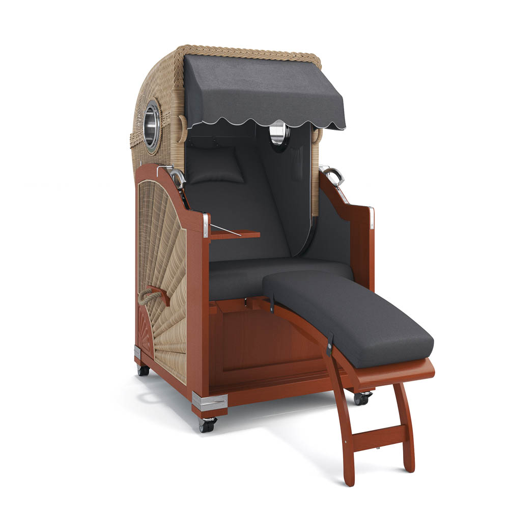 Strandkorb List - Mahagoni