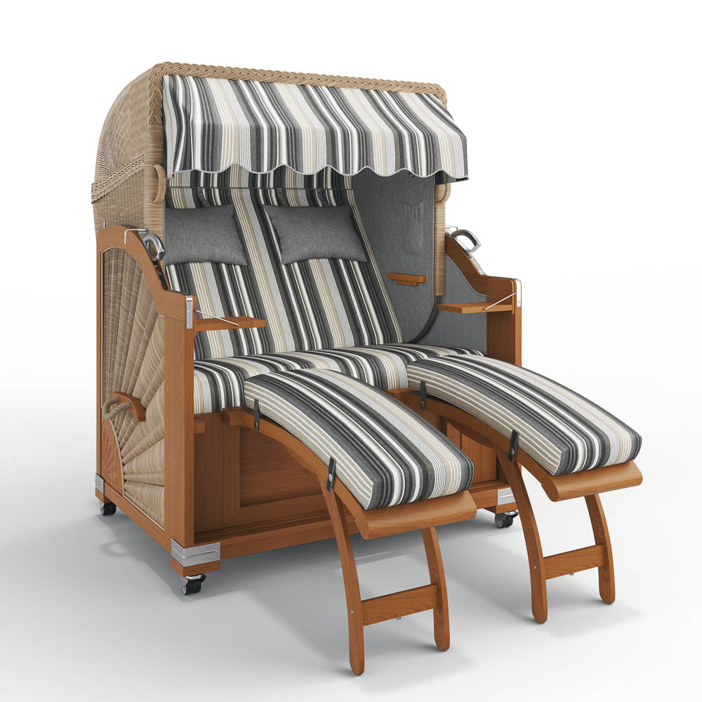 Strandkorb Keitum - Teak