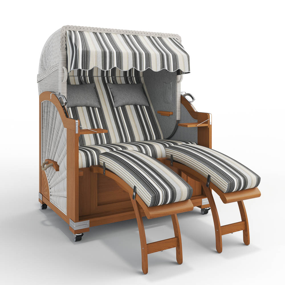 Strandkorb Keitum - Teak