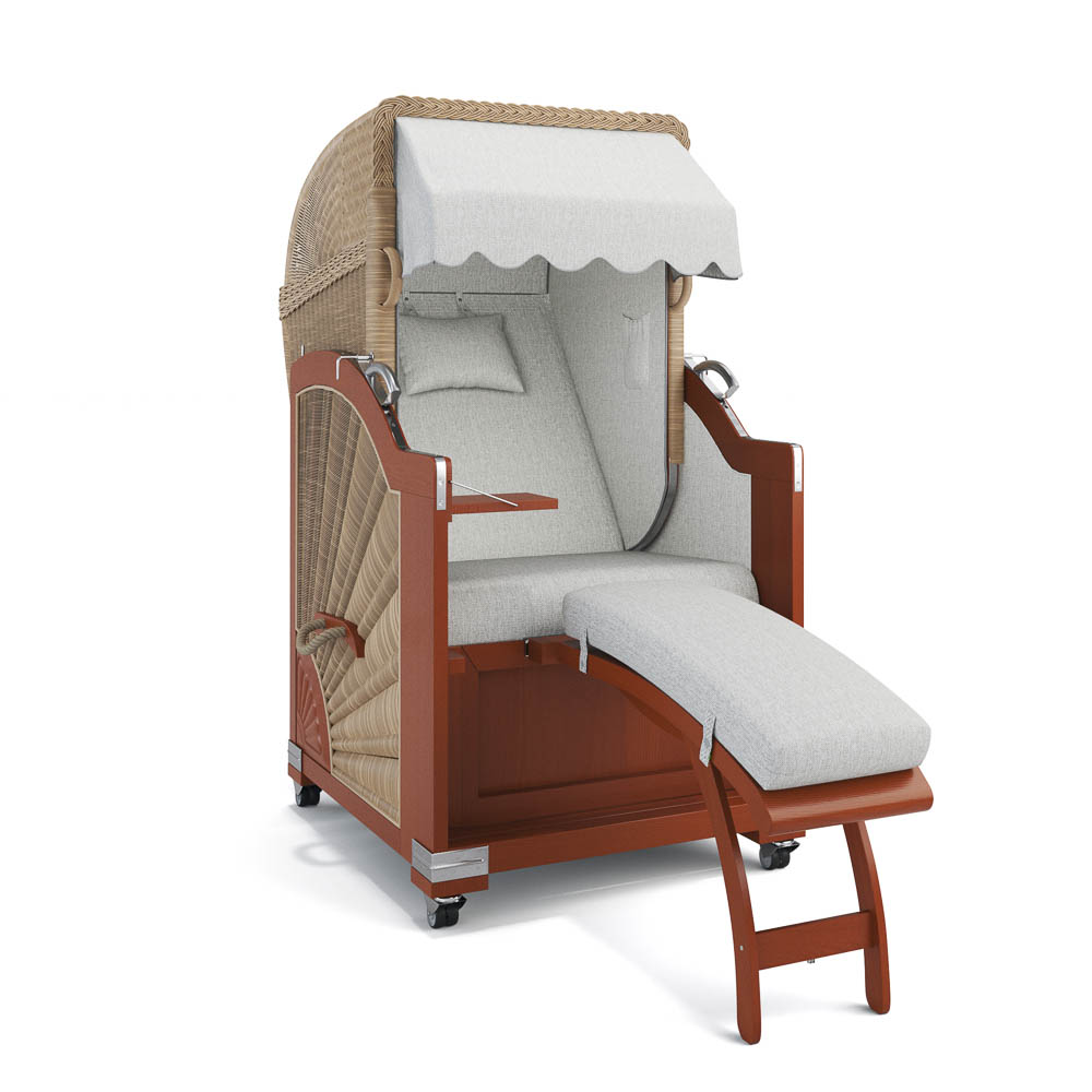 Strandkorb List - Mahagoni