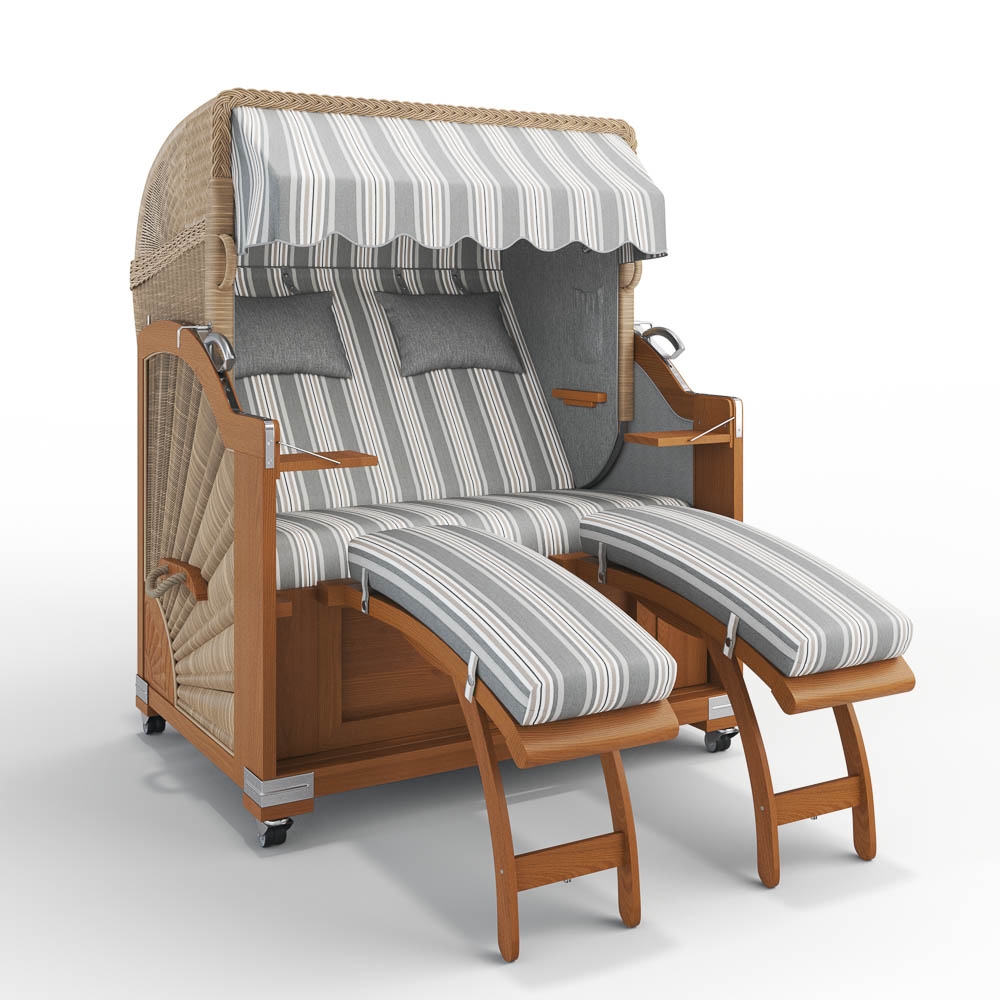 Strandkorb Keitum - Teak