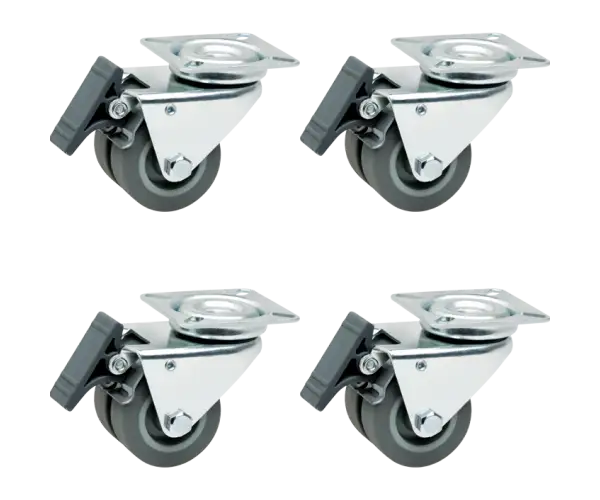 4er-Set Strandkorbrollen