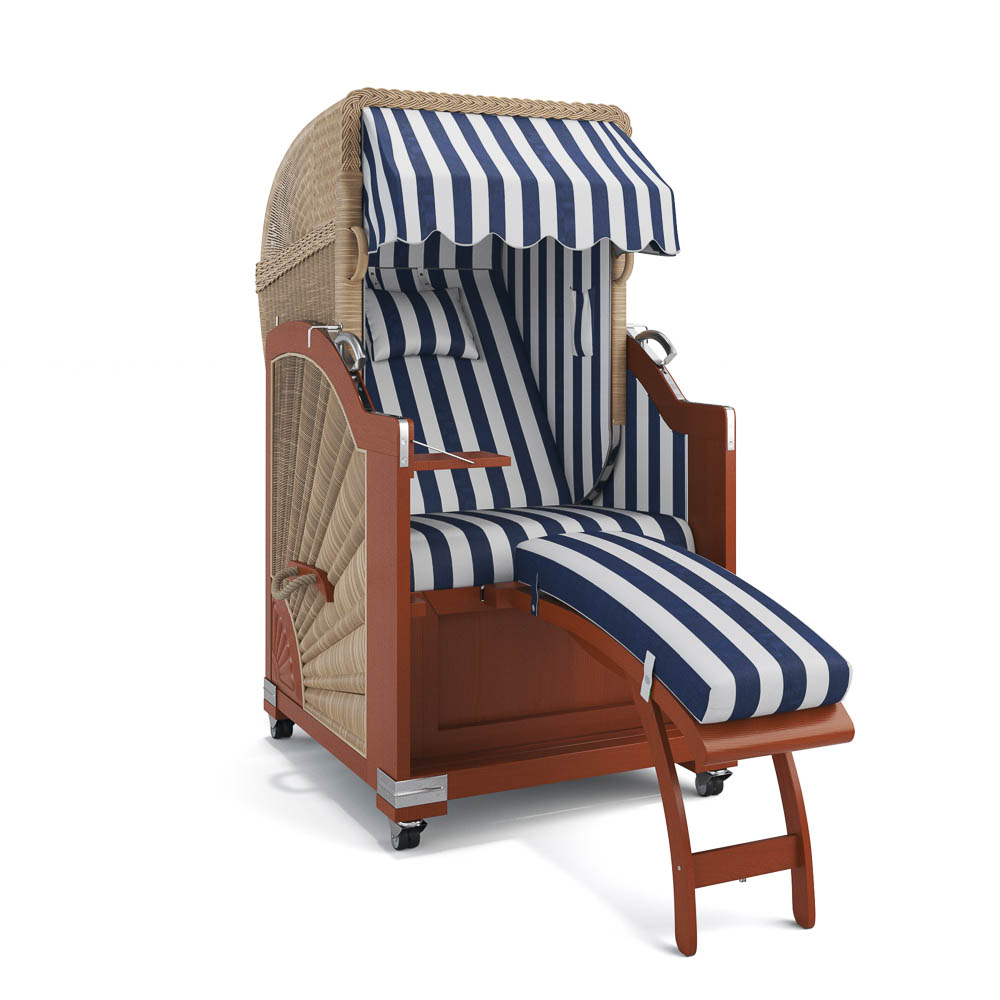 Strandkorb List - Mahagoni