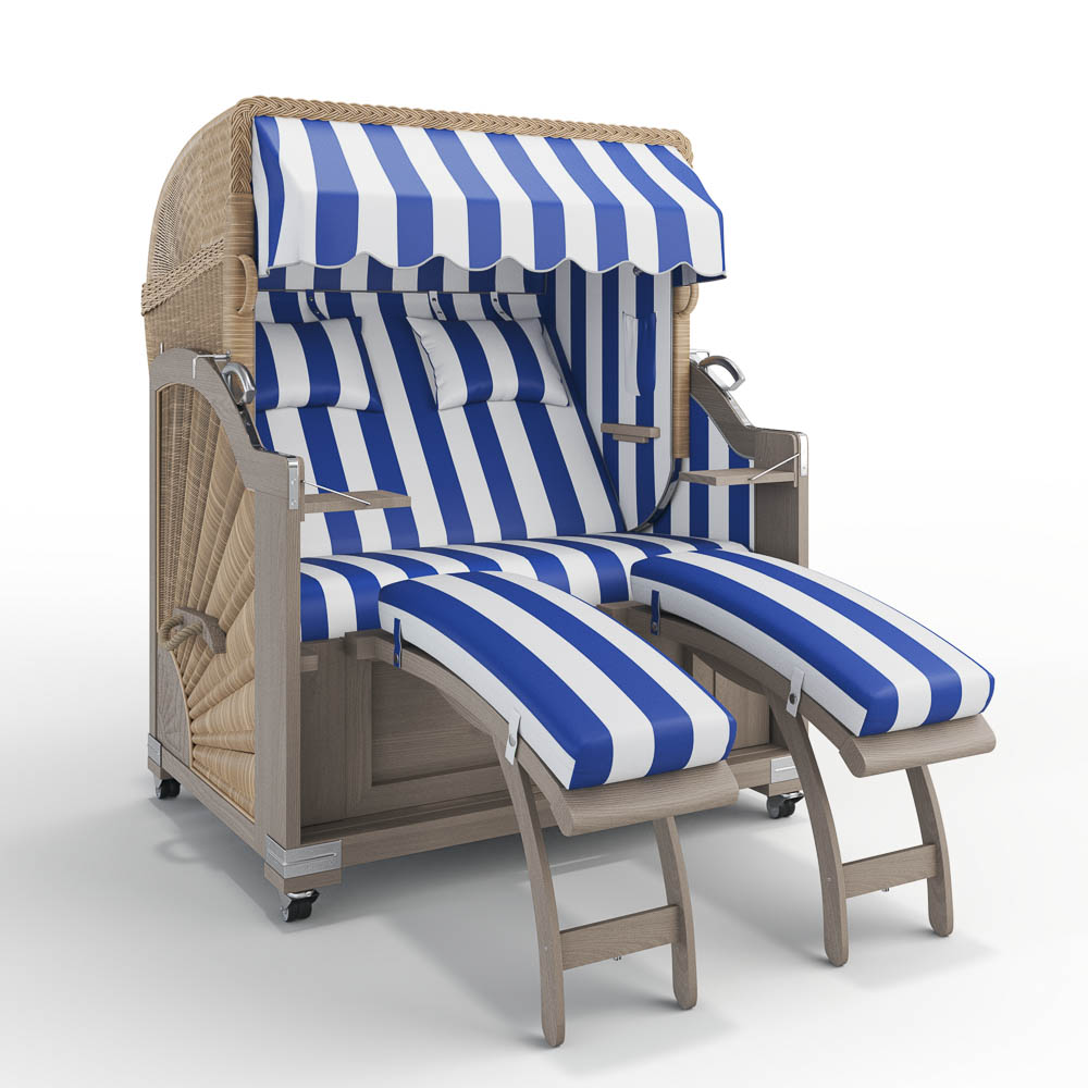 Strandkorb Keitum - Teak Vintage