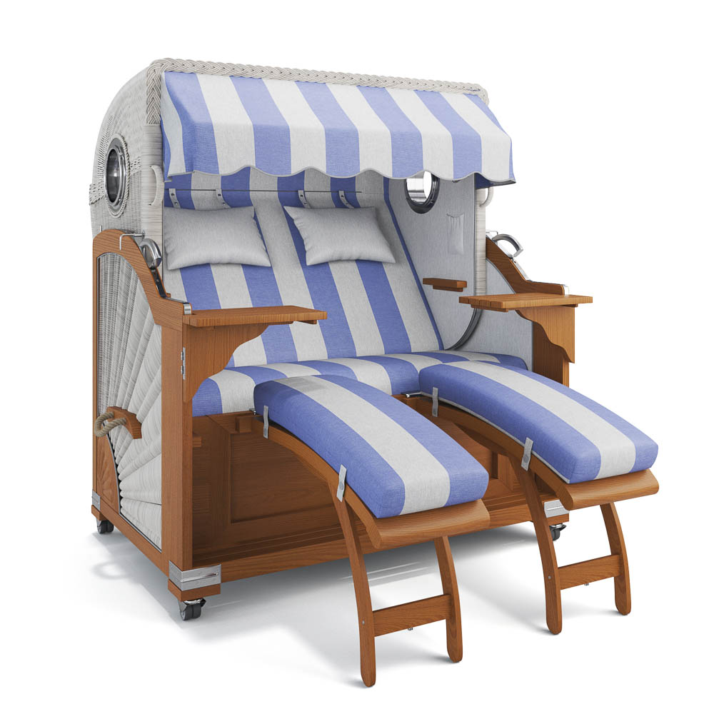 Strandkorb Kampen - Teak