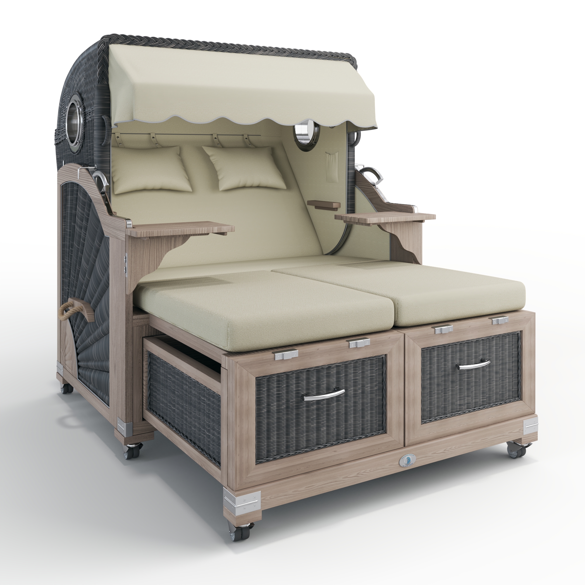 Stilkorb Buxtehude - Teak Vintage