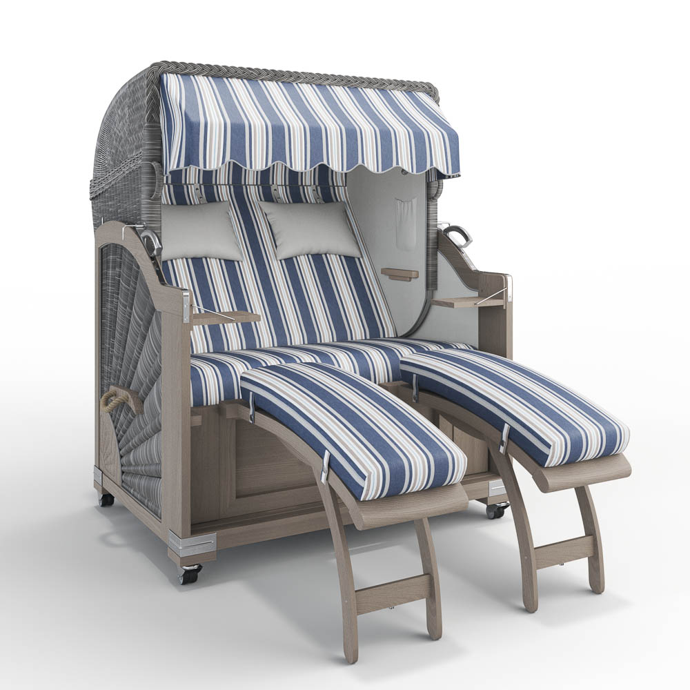 Strandkorb Keitum - Teak Vintage