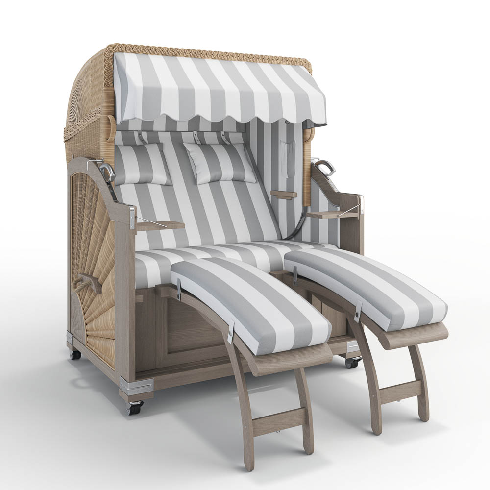 Strandkorb Keitum - Teak Vintage