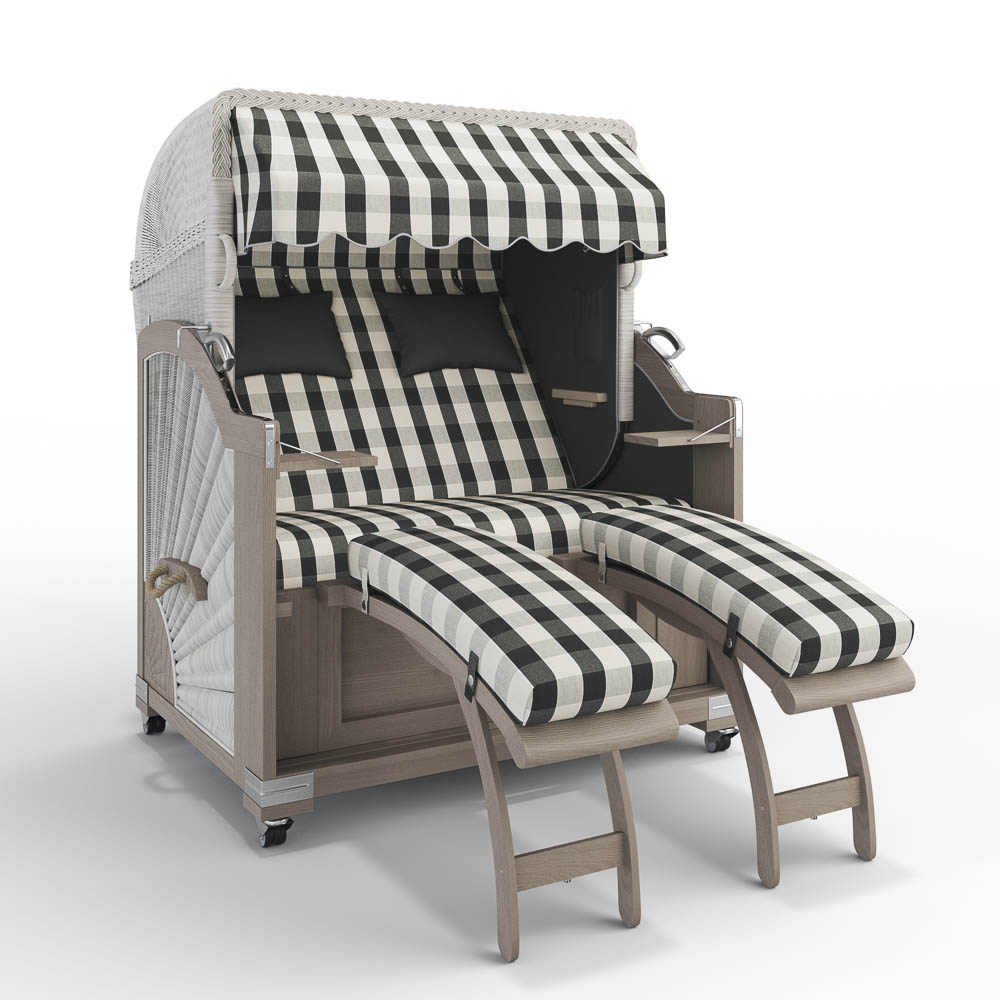 Strandkorb Keitum - Teak Vintage