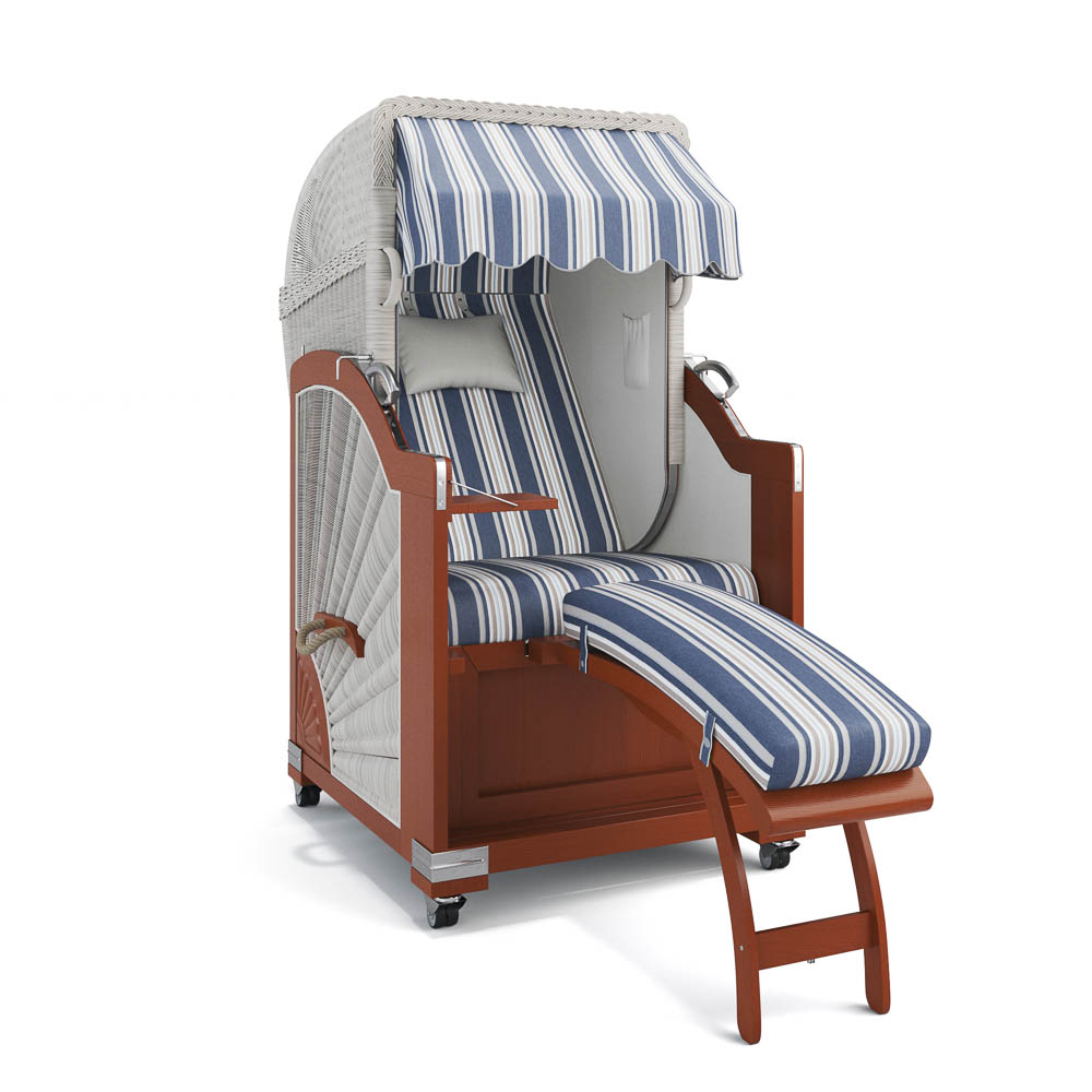 Strandkorb List - Mahagoni