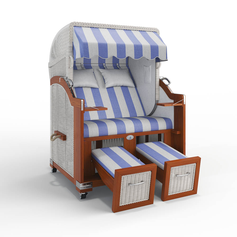 Strandkorb Hörnum - Mahagoni