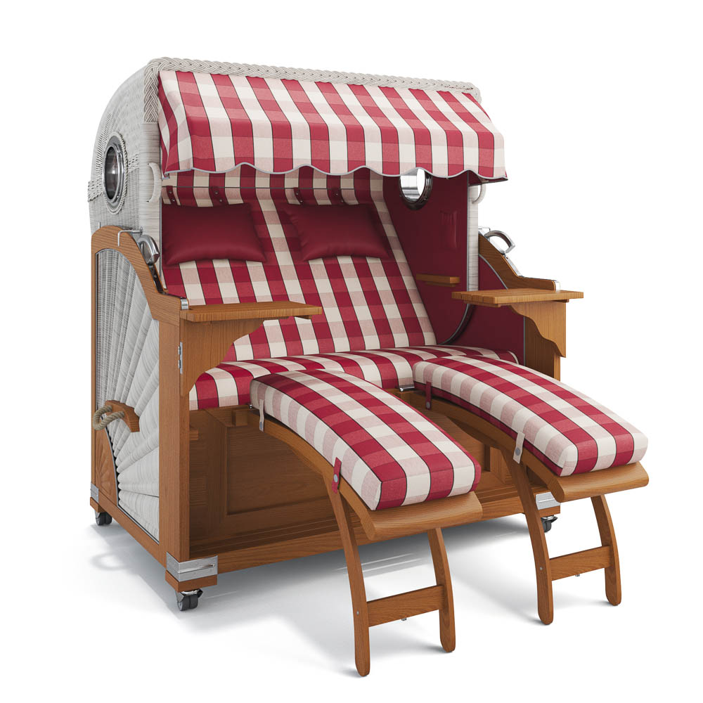 Strandkorb Kampen - Teak