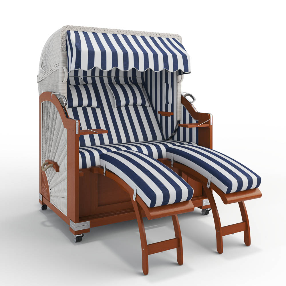 Strandkorb Keitum - Mahagoni