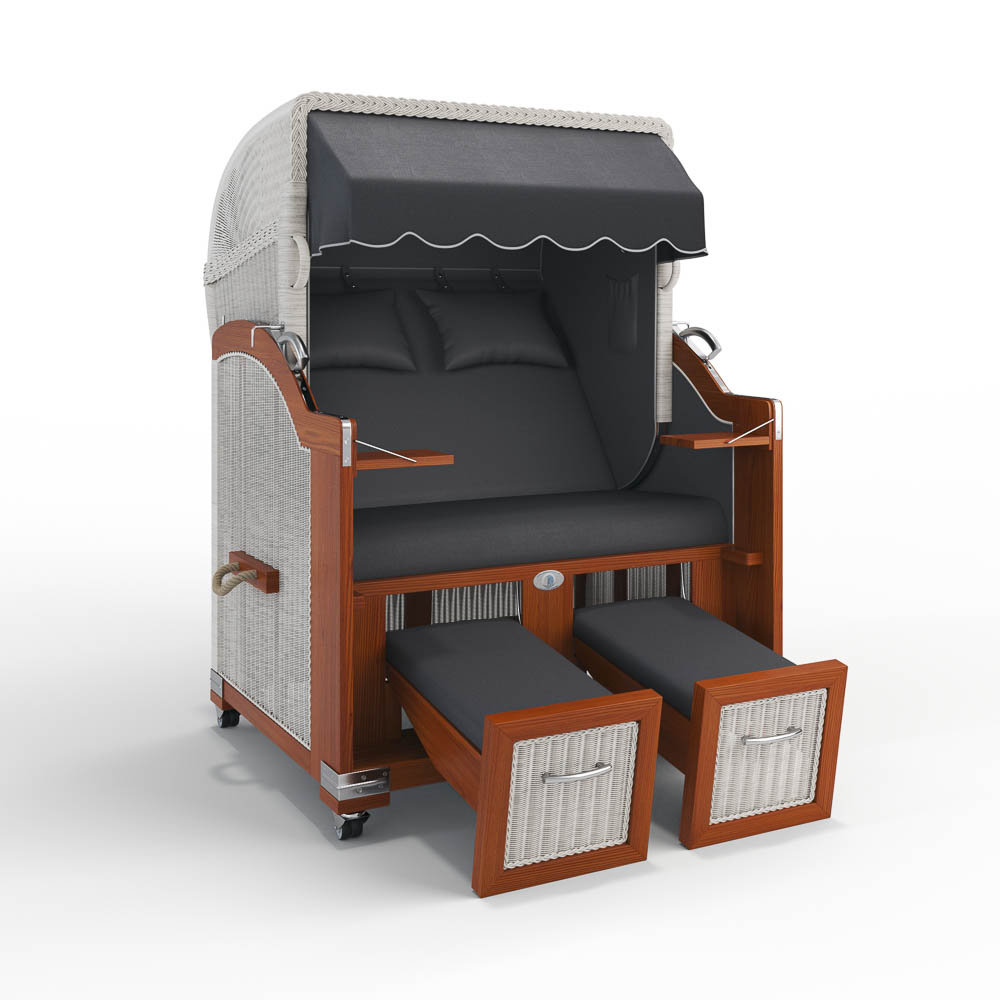 Strandkorb Hörnum - Mahagoni