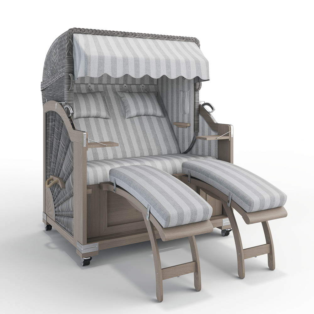 Strandkorb Keitum - Teak Vintage