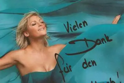 Helene Fischer sagt Danke für den Strandkorb