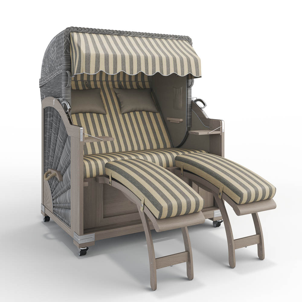 Strandkorb Keitum - Teak Vintage