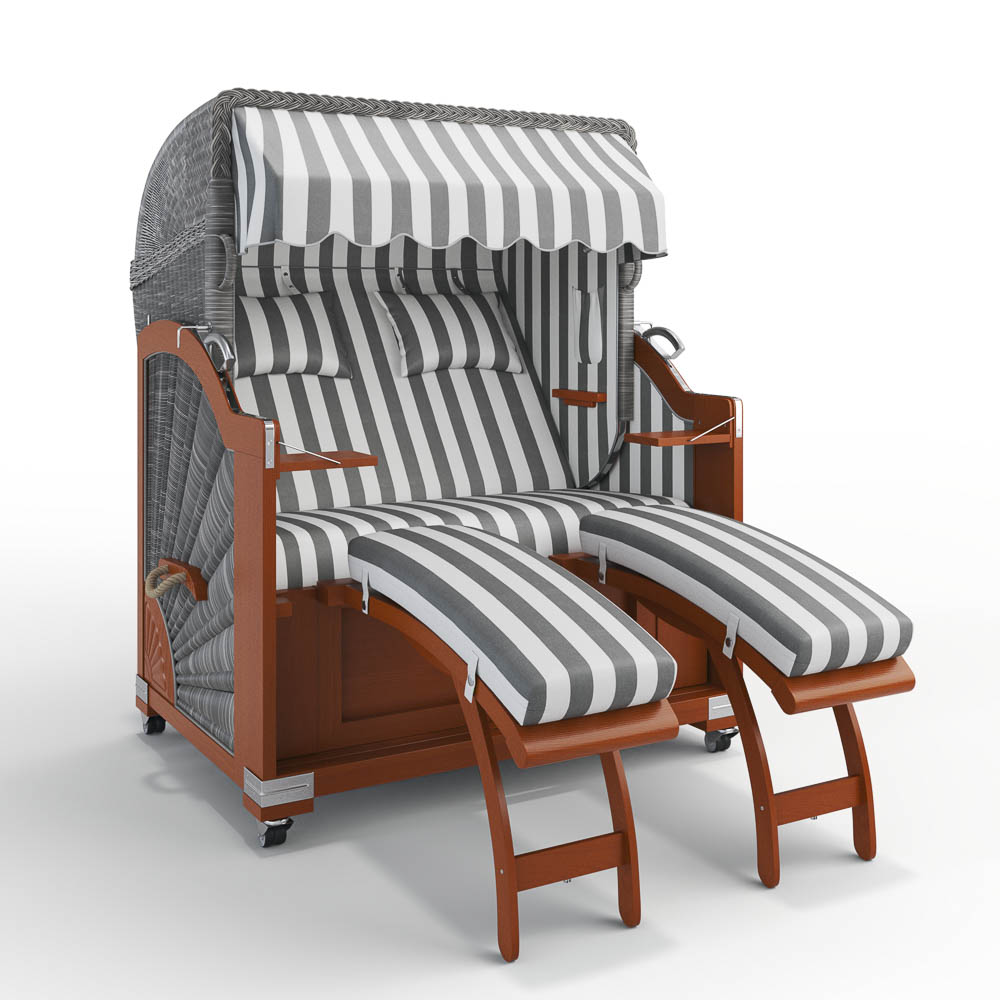 Strandkorb Keitum - Mahagoni