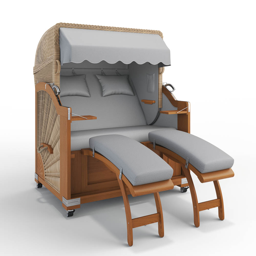 Strandkorb Keitum - Teak