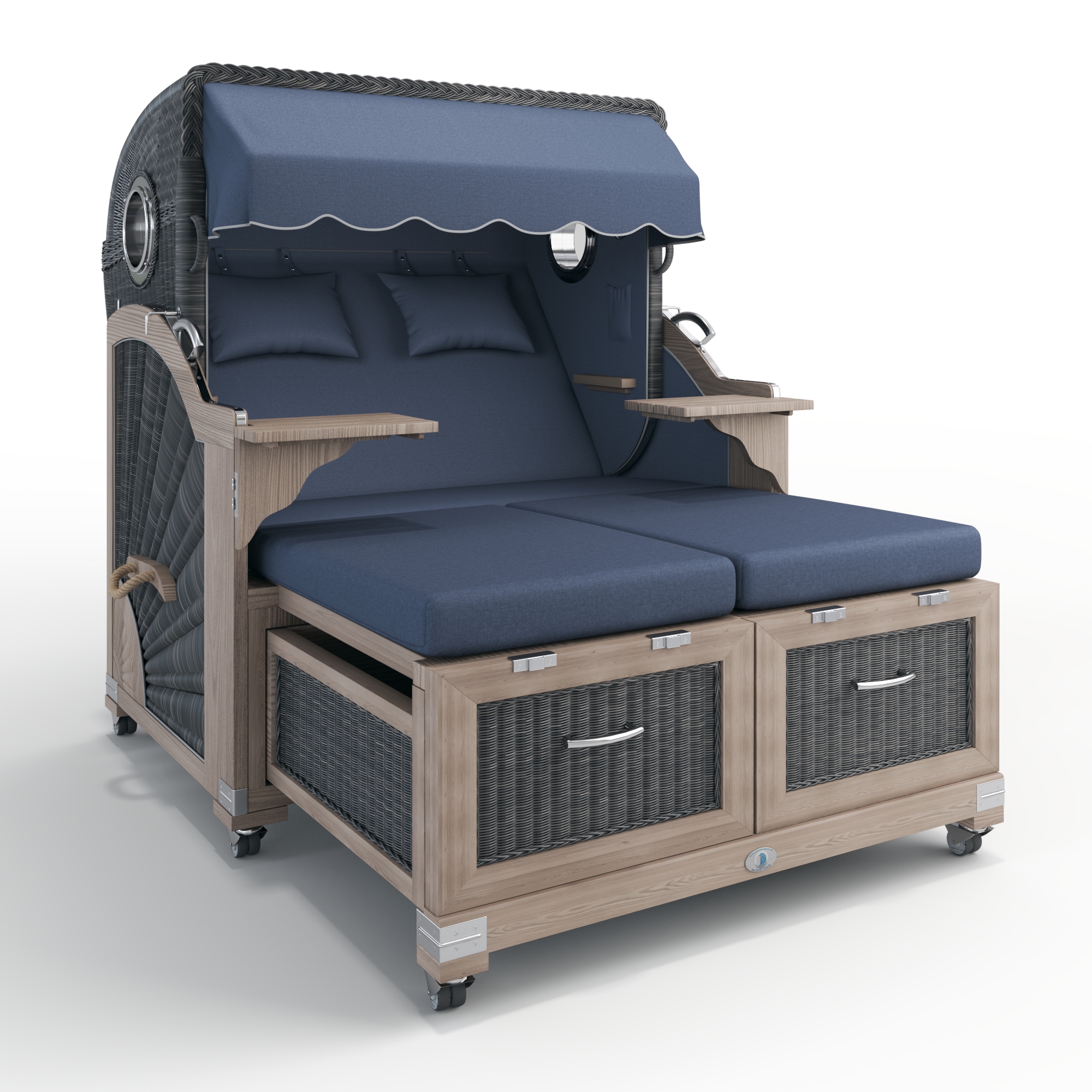 Stilkorb Buxtehude - Teak Vintage